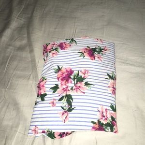 Floral skort with attachment